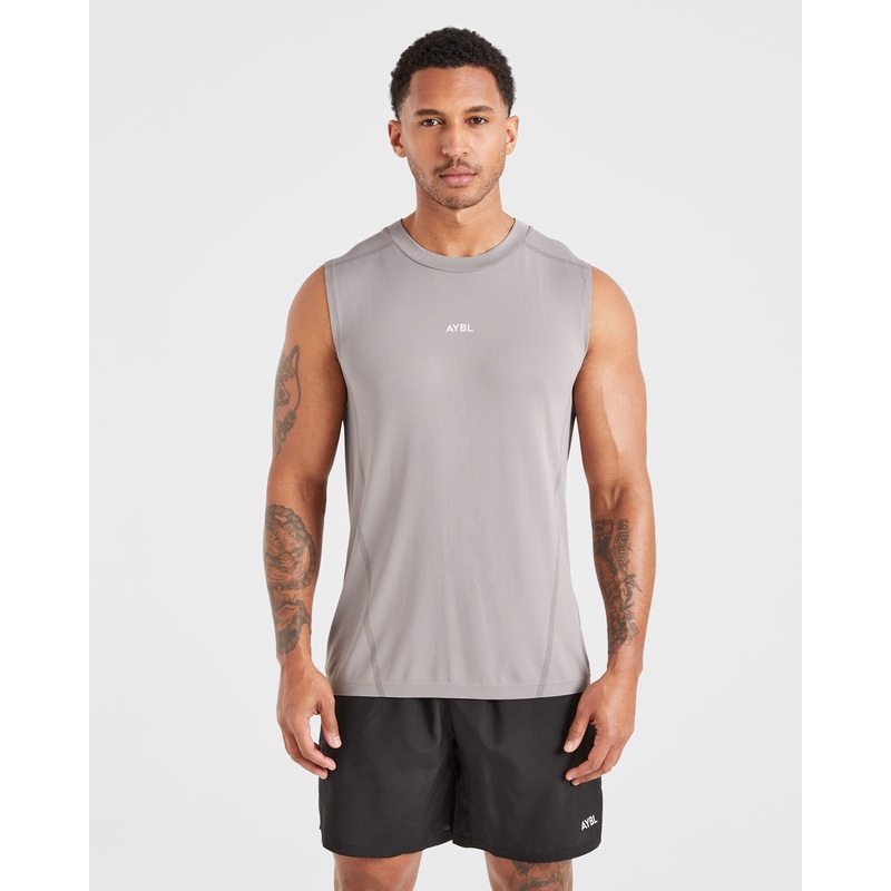 Attain Seamless Vest – Woodland Fog XS