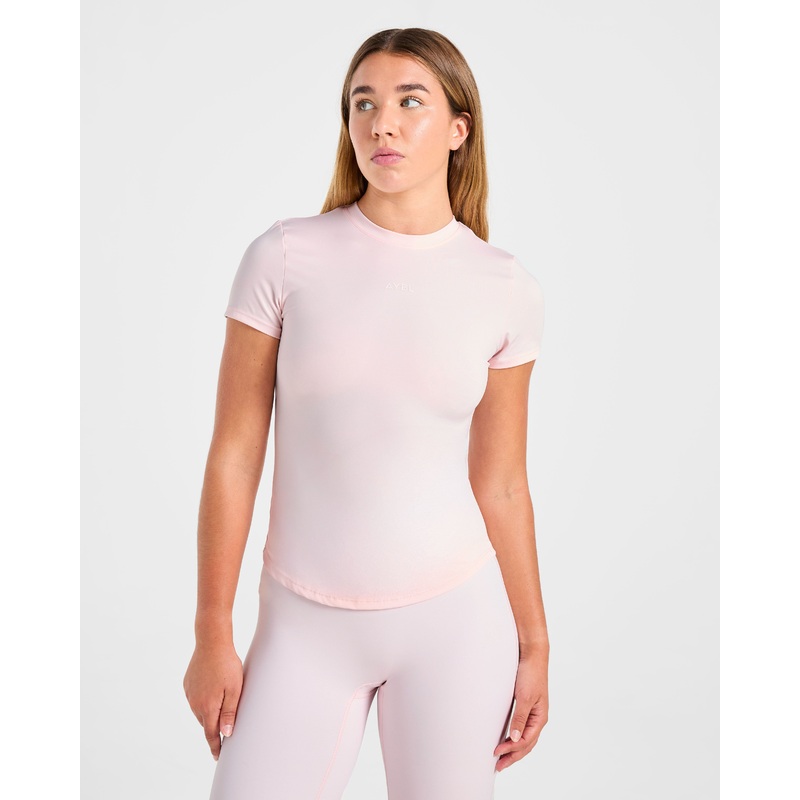 Sculpt T Shirt – Pastel Pink XS