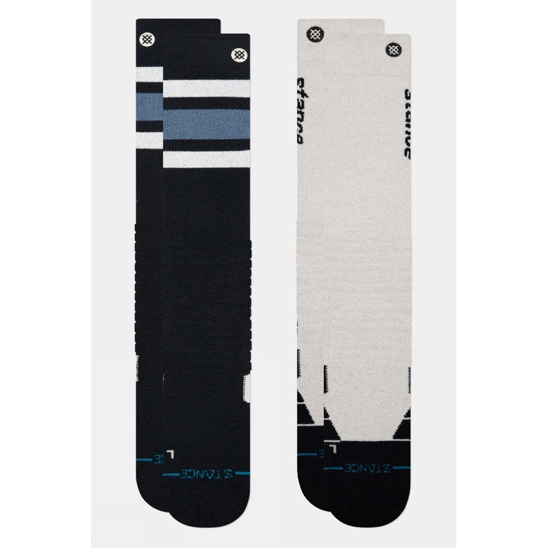 Stance Mens Speed Mid Poly Snow Socks (2 Pack)