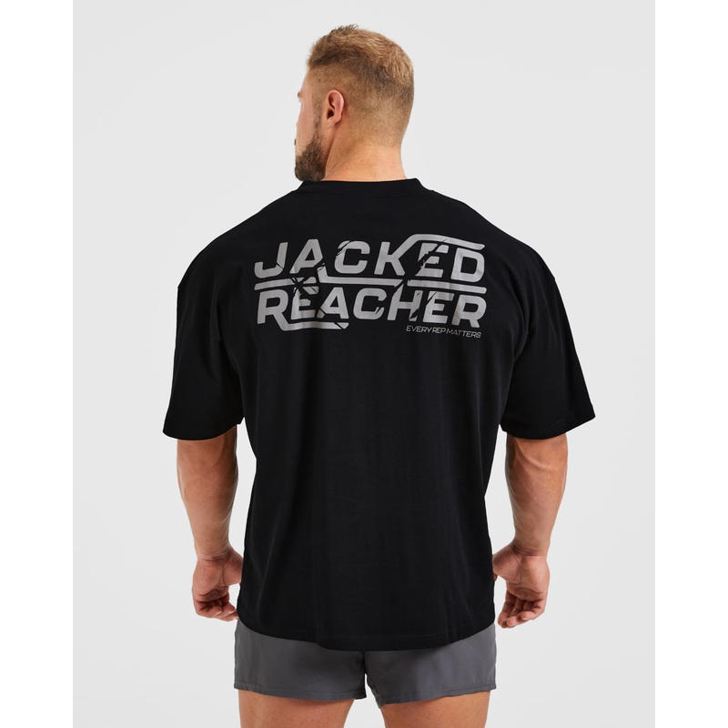 Wesley Vissers X Jacked Reacher Oversized T Shirt – Black XS