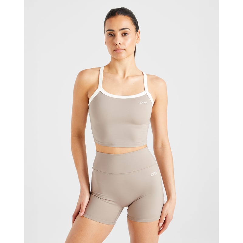 Courtside Tank Top – Mocha XS