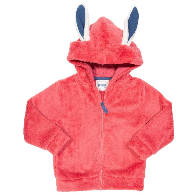 Happy hare fleece pink 0-3 months