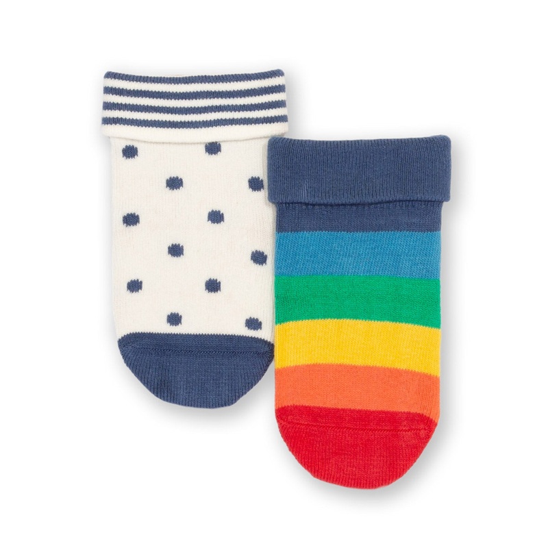 Rainbow dot socks Newborn-6 months