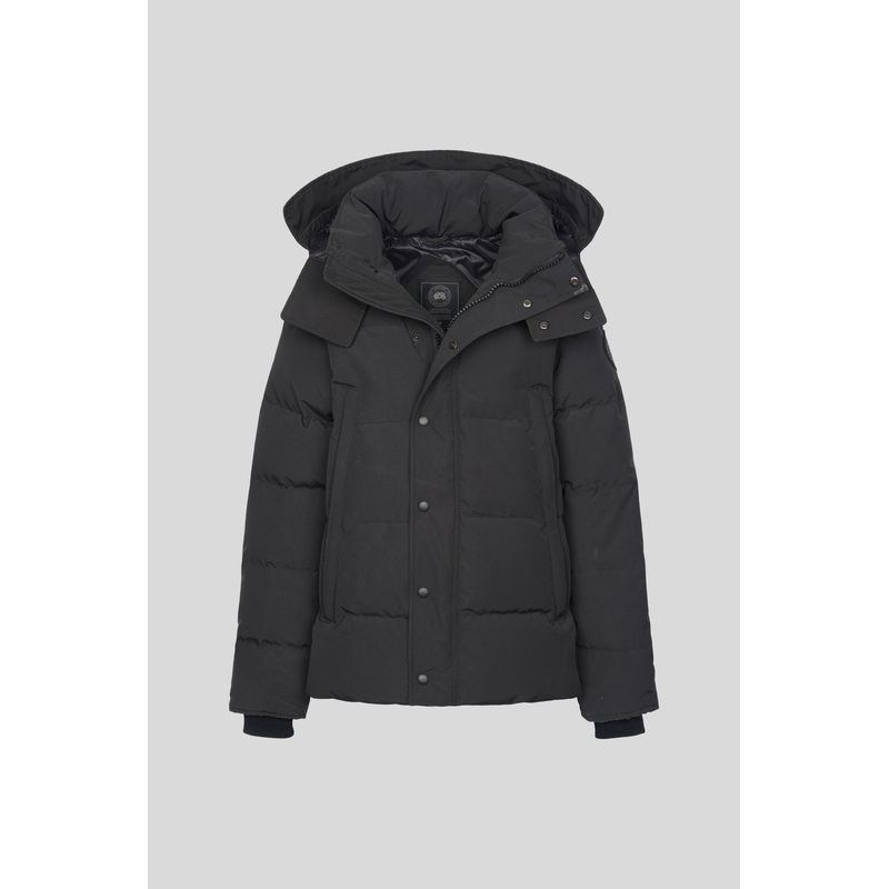 Wyndham Parka Black Label with Hood Trim XS Good