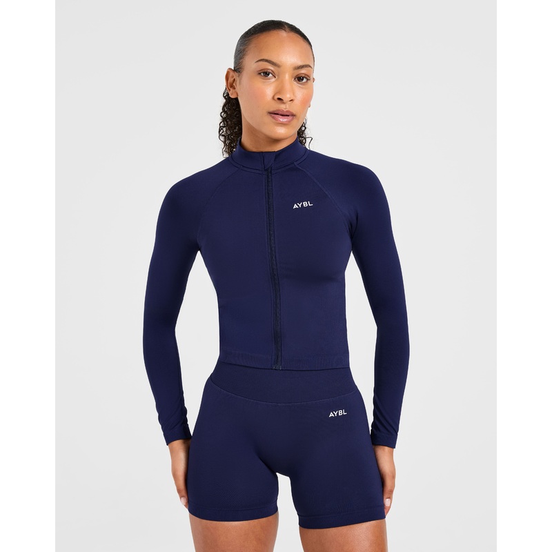 Adapt Seamless Jacket – Deep Navy XS