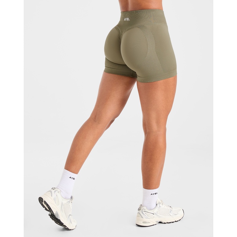 Adapt Seamless Shorts – Muted Olive XS