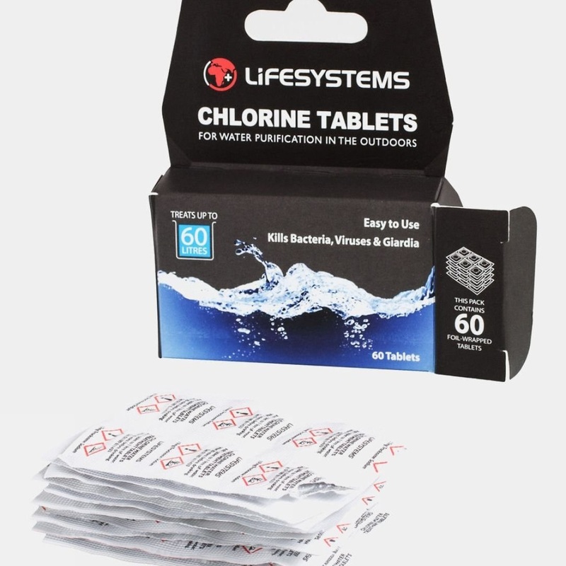 Lifesystems Chlorine Water Purification Tablets