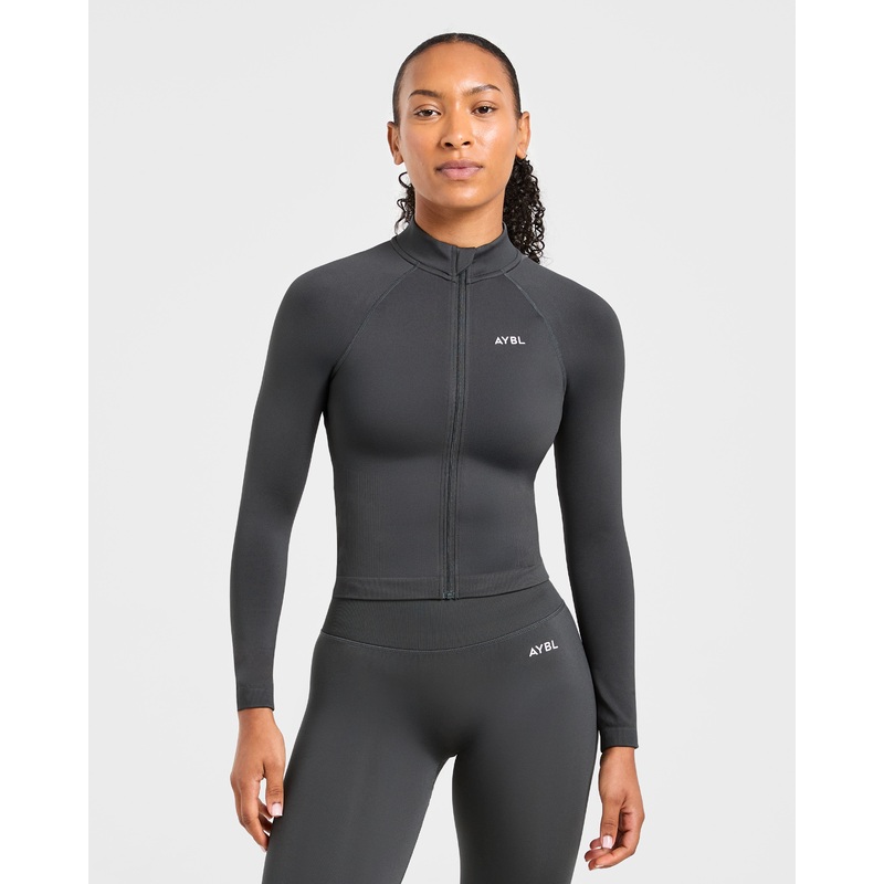 Adapt Seamless Jacket – Dark Charcoal XS