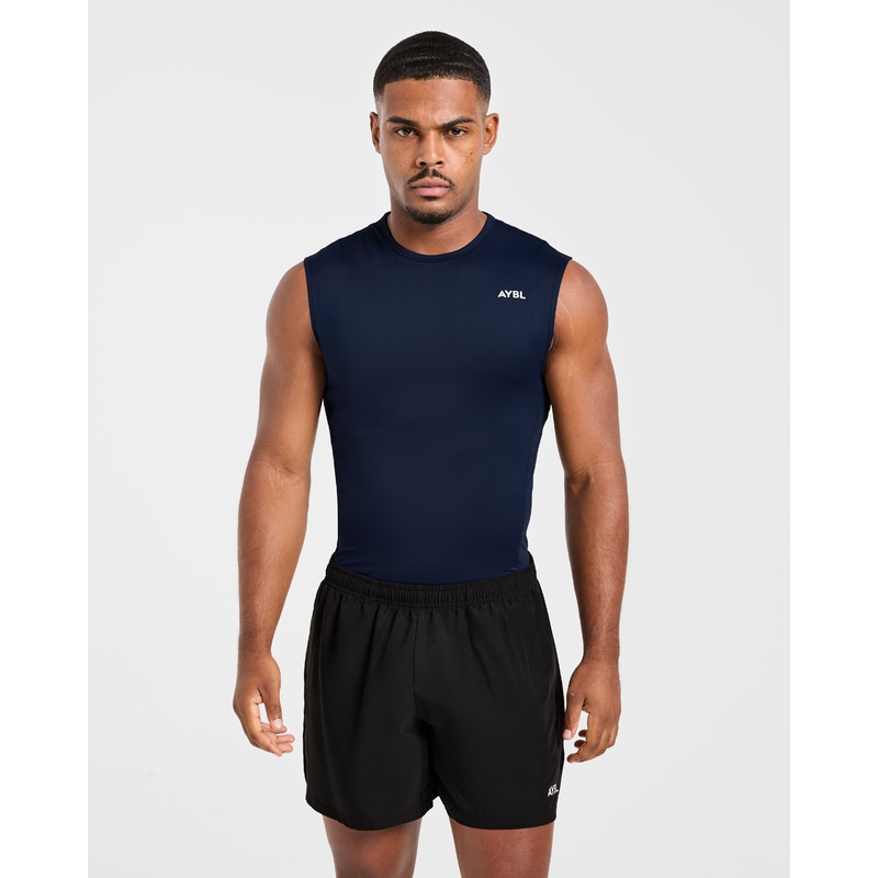Compression Tank – Navy XS