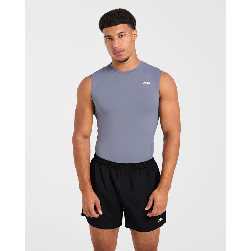 Compression Tank – Slate Grey XS