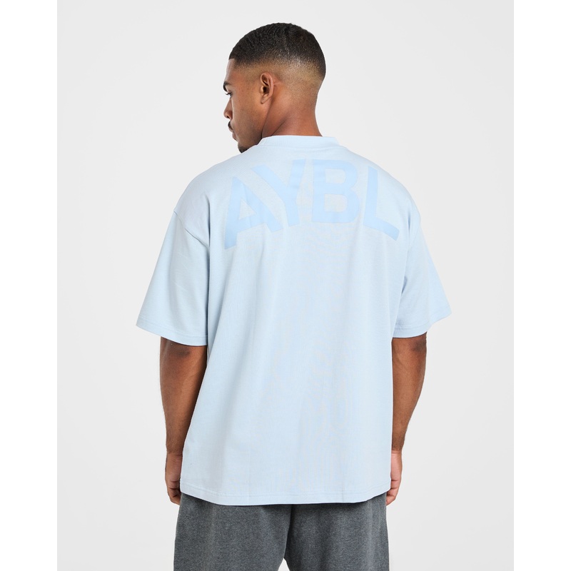 Essential Oversized T Shirt – Light Blue XS