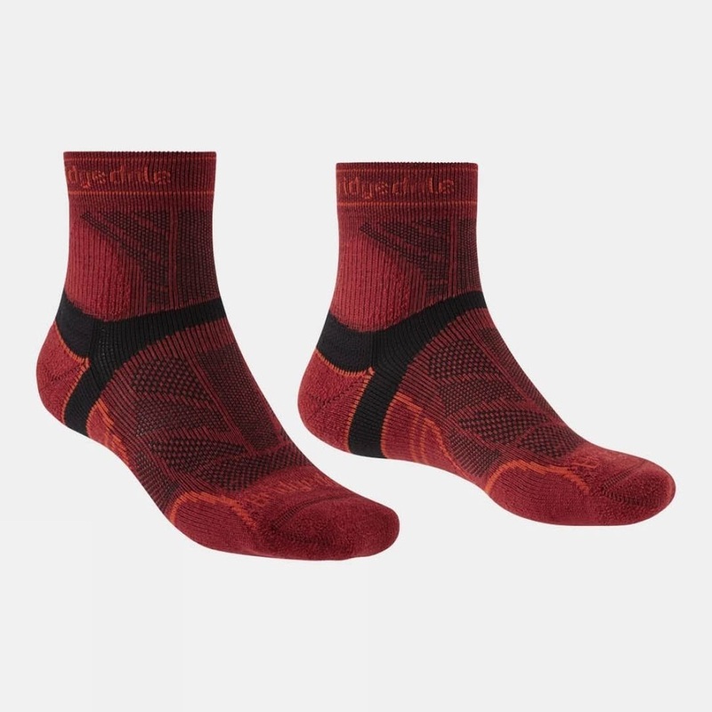 Bridgedale Mens Lightweight T2 Merino Sport 3/4 Crew Socks