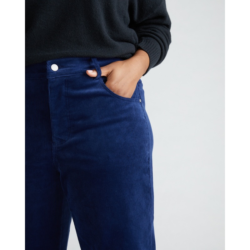 Cassidy High Rise Straight Corduroy Pants – Cenote 00 Cenote