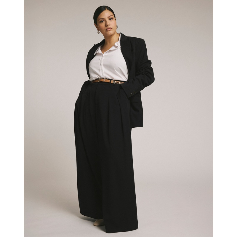 All Day Palais Wide Leg Pants – Black 4XS_00-0 Black