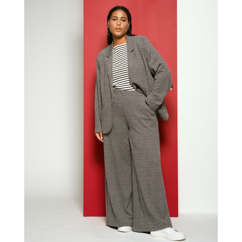 Beas Ponte Blazer – Herringbone Tweed 4XS_00-0 Herringbone Tweed