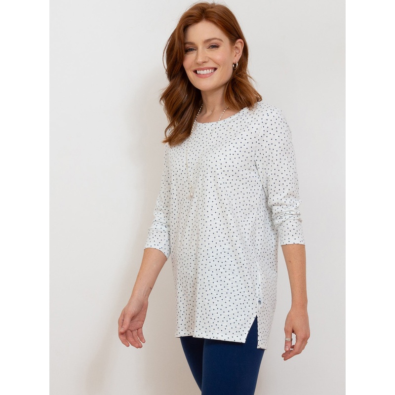 Uphall 3/4 sleeve slub jersey tunic 6