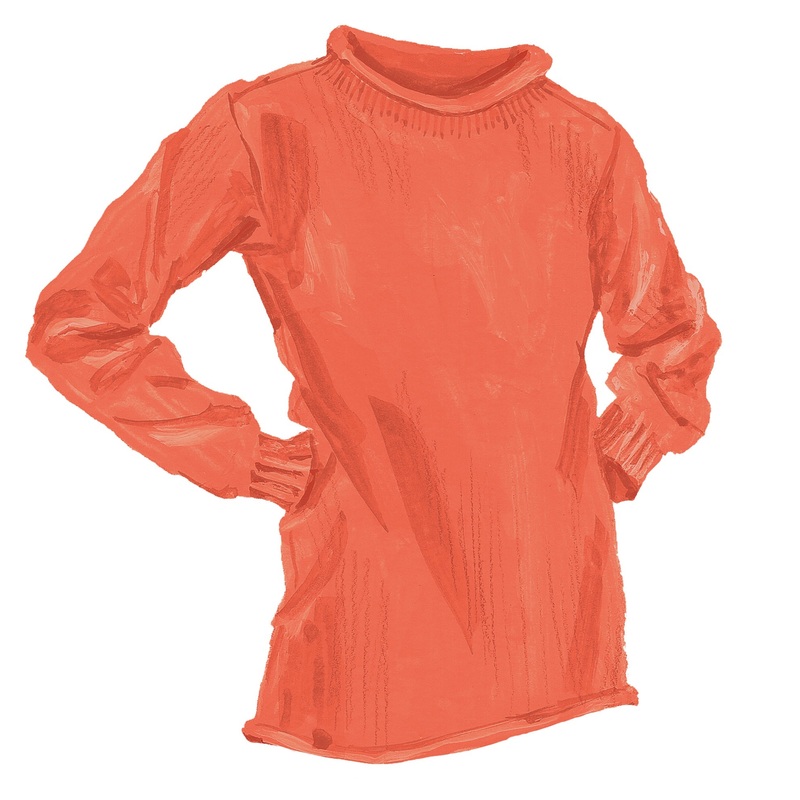 Nantucket Sweater Coral X Small