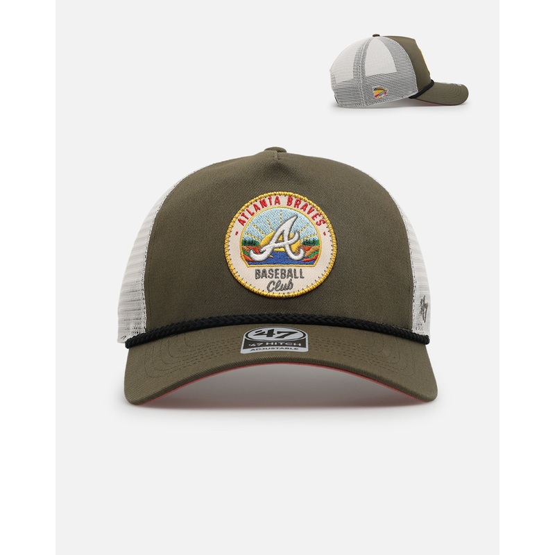 47 Brand Atlanta Braves ‘Casting Call’ ’47 Hitch Trucker Snapback Sandalwood ONE