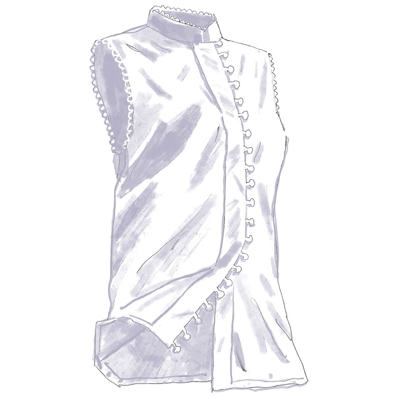 La Cote Sleeveless Blouse White X Small