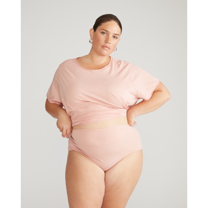 Pima Cotton Full Coverage Briefs – Pink 4XS_00-0 Pink