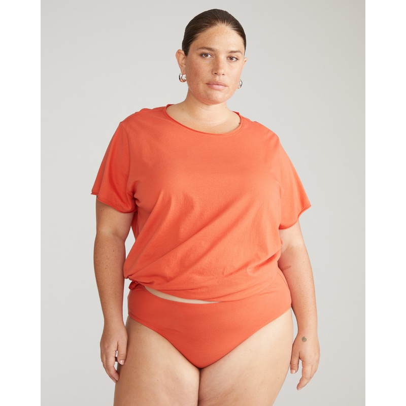 Pima Cotton Mid Rise Bikini – Sweet Berry 4XS_00-0 Sweet Berry