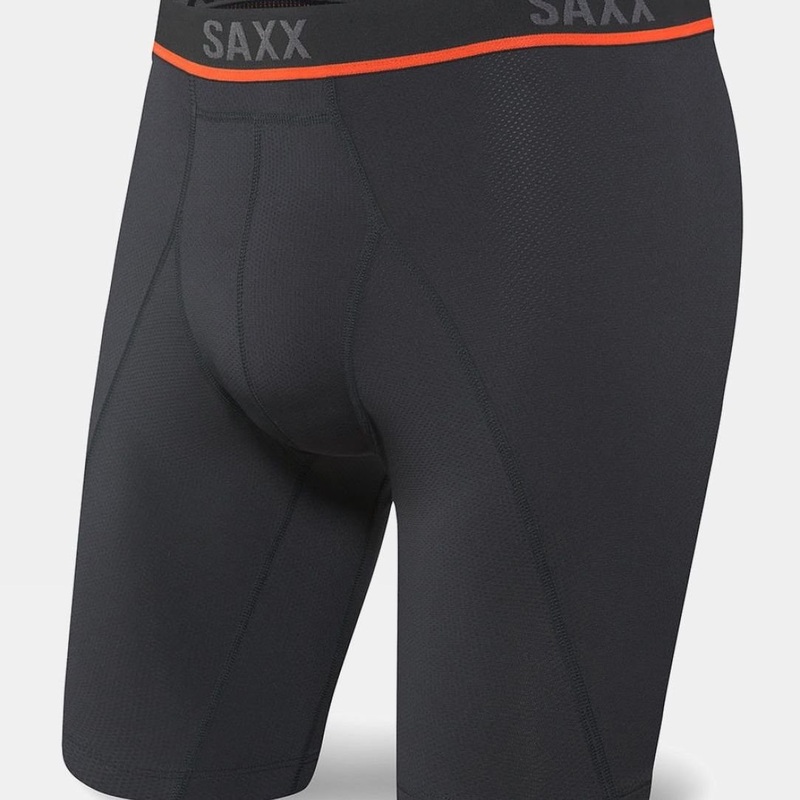 Saxx Mens Kinetic Long Leg Boxer Briefs