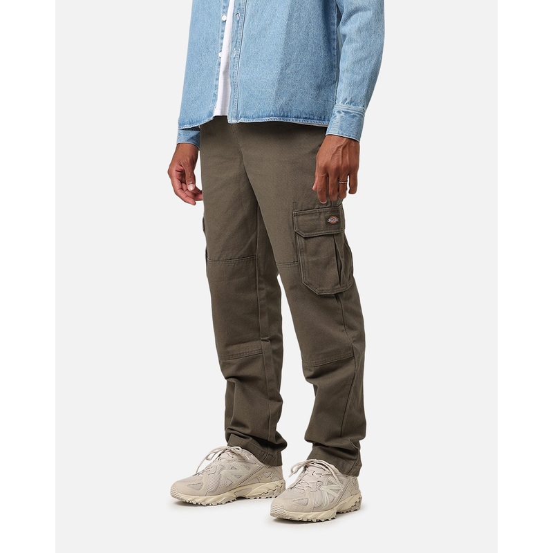 Dickies 85-283 Cargo Canvas Pants Washed Dark Khaki 28