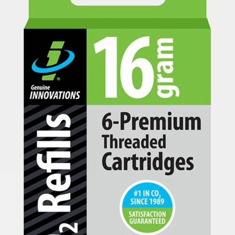 Genuine Innovations 16g Threaded CO2 Cartridges ( 6 Pack)