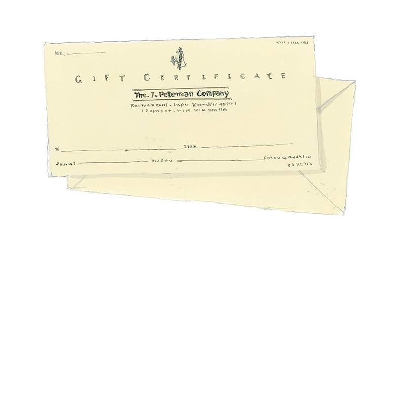 The J. Peterman Gift Certificate 25