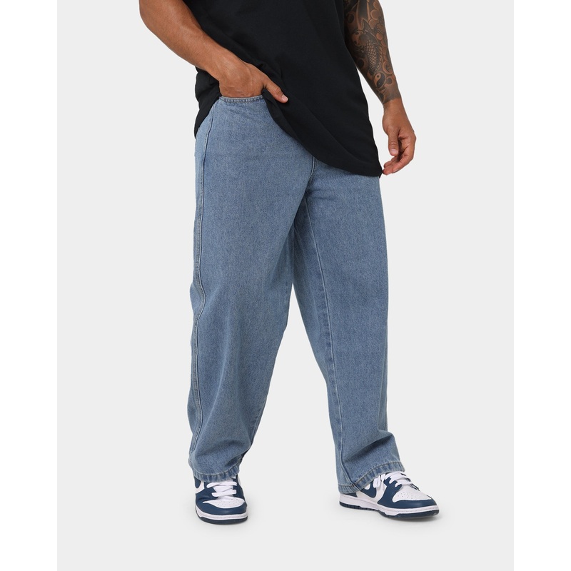 X-Large Bull Denim 91 Pants Mid Blue 28