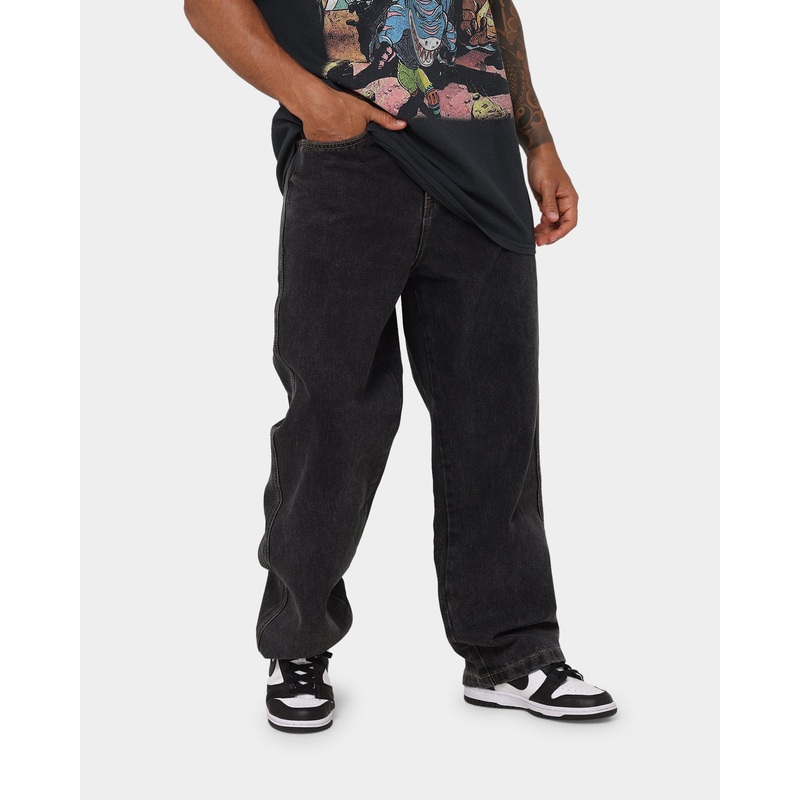 X-Large Bull Denim 91 Pants Washed Black 26