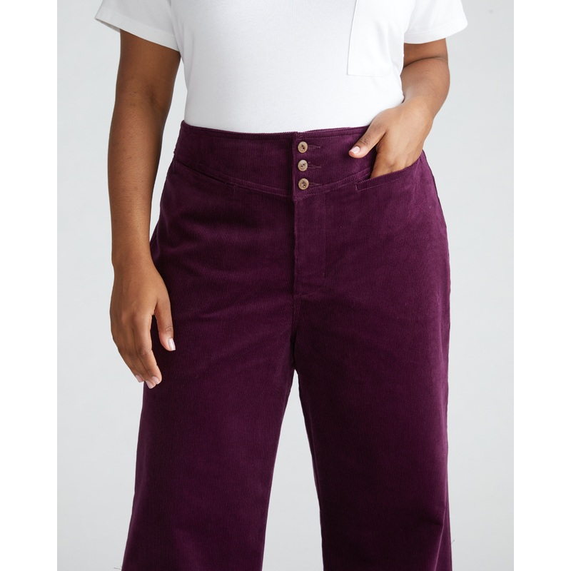 Charlie High Rise Sailor Cords – Gamay 00 Gamay