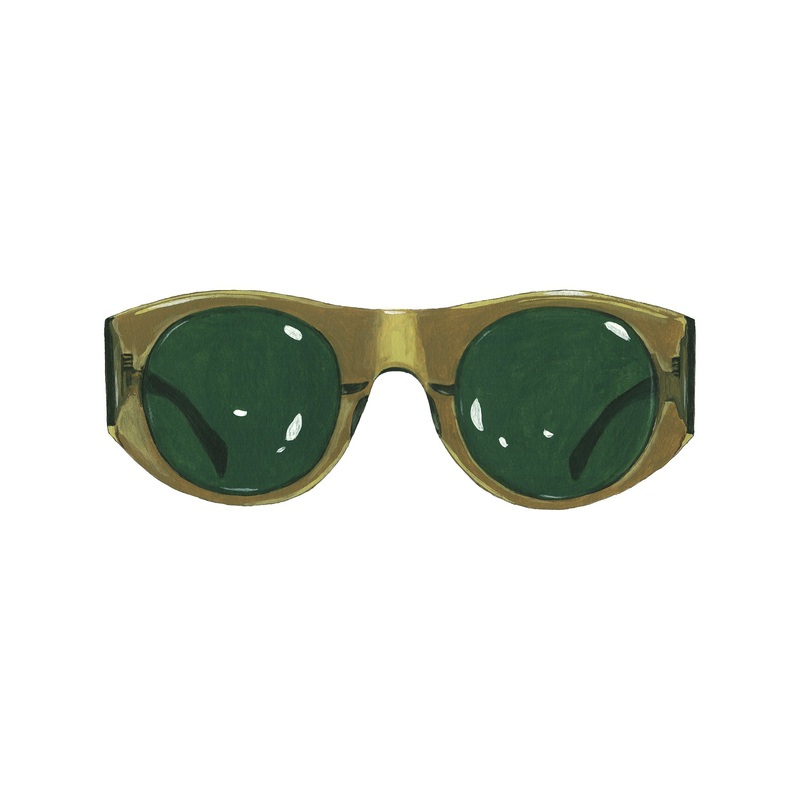 Coastal Sunglasses Bottle Green OS