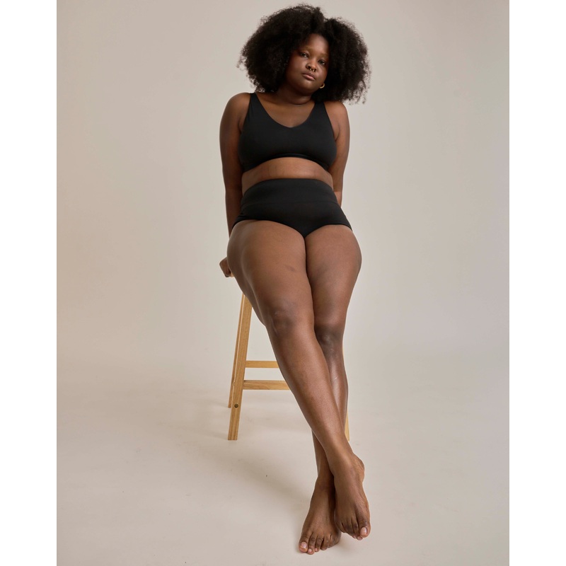 UltimateS Super Full Coverage High Rise Brief – Black 4XS_00-0 Black