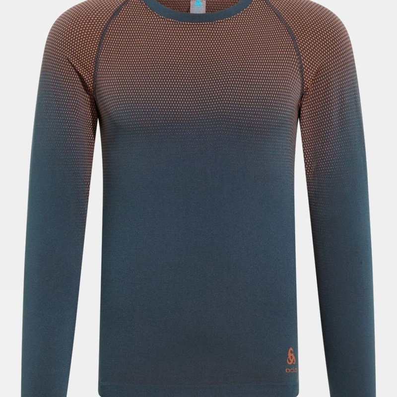 Odlo Mens Performance Light Eco Long Sleeve Base Layer Top