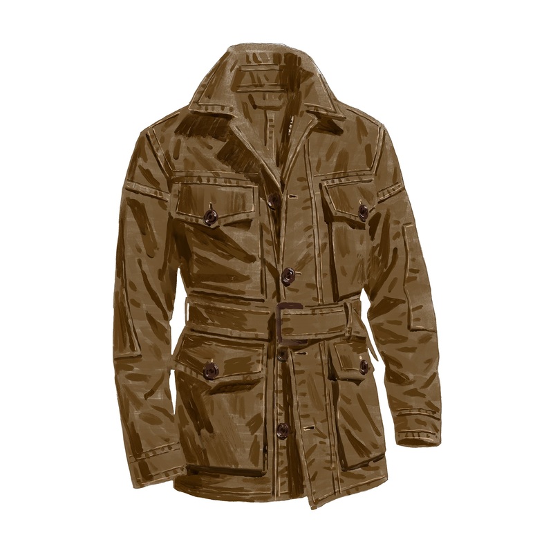 British Moto Jacket Tobacco Small