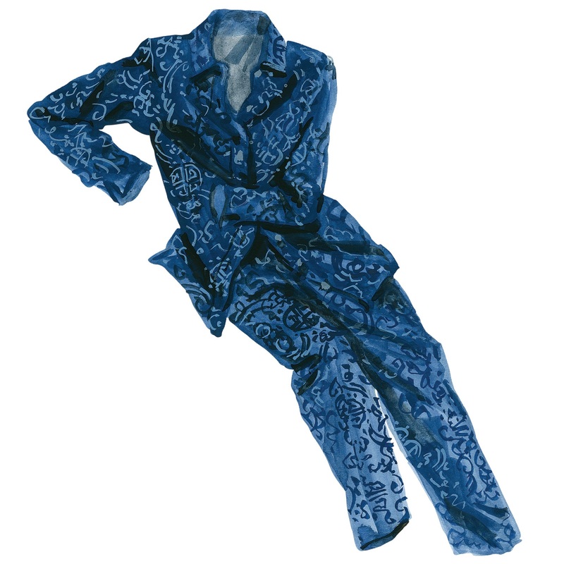 Silk PJ Top Ivory X Small