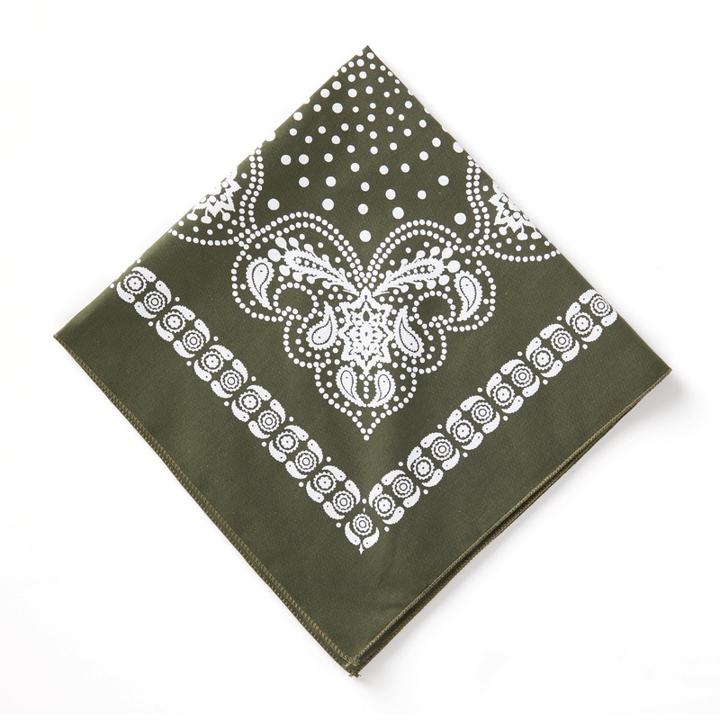 The Everywhere Bandana Olive One Size