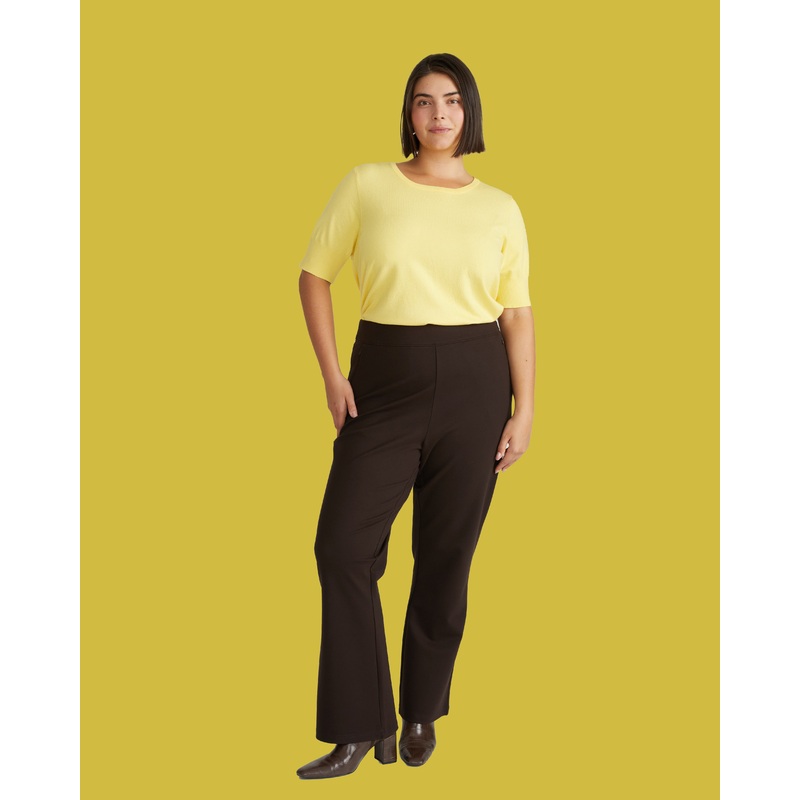 Savvy Fine Knit Sweater Top – Banana Pudding 4XS_00-0 Banana Pudding