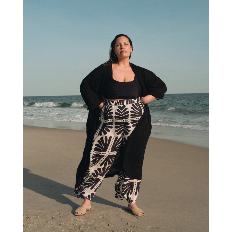 Verbena Voile Pants – Ink Bloom Print 4XS_00-0 Ink Bloom Print