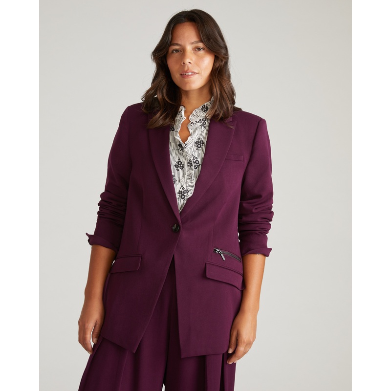 All Day Daria Blazer – Gamay 4XS_00-0 Gamay