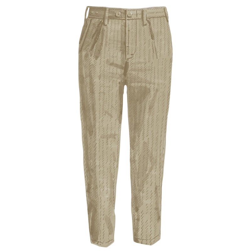 Herringbone Utility Pants Driftwood 32