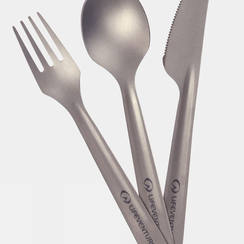 Lifeventure Superlight Titanium Cutlery Set