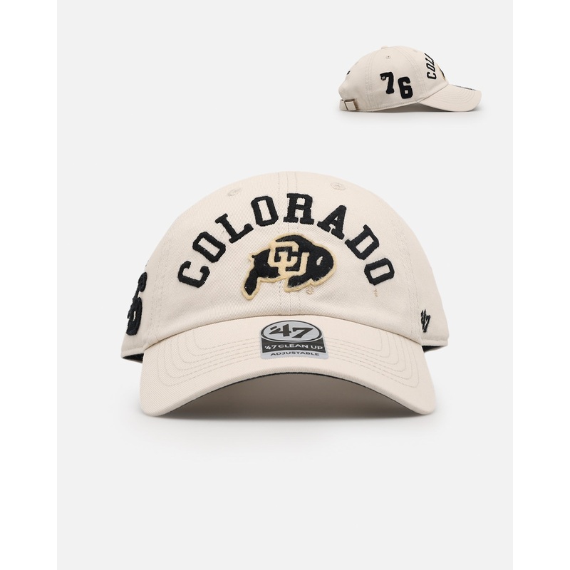47 Brand Colorado Buffaloes Clubhouse 47 Clean Up Strapback Sand ONE