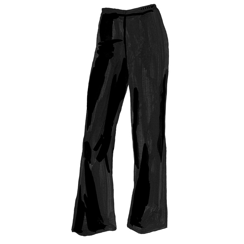 Dinner Party Pants Black Medium