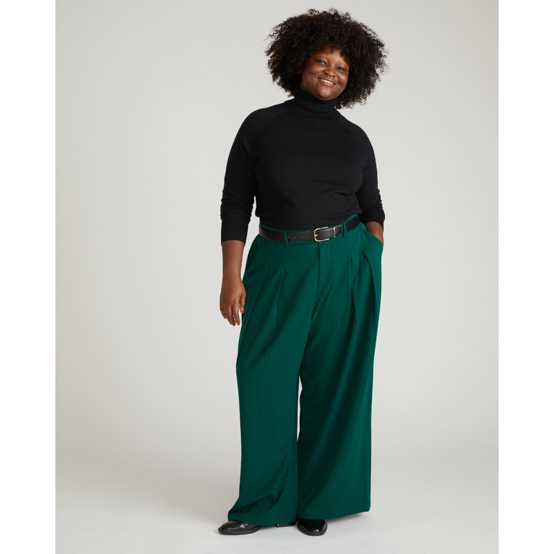 All Day Palais Wide Leg Pants – Botanic 4XS_00-0 Botanic