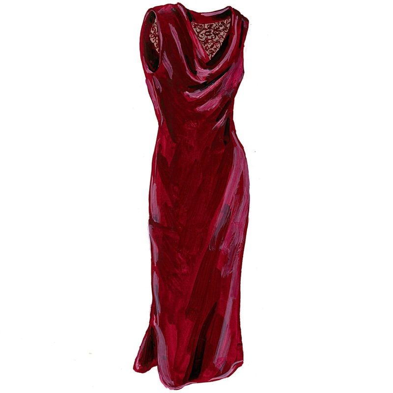Answered Prayers Dress Garnet 0