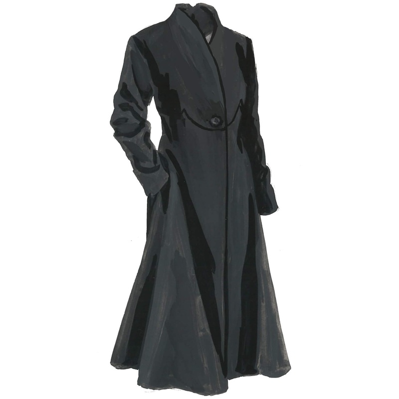 Classic Swing Coat Black 2