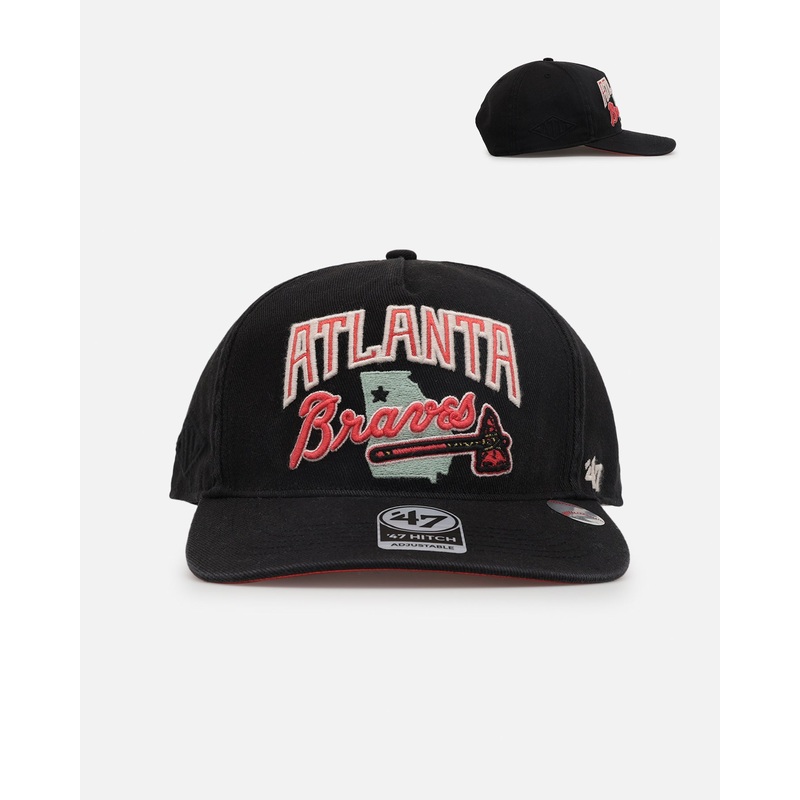 47 Brand Atlanta Braves ‘MLB Trophy Case’ 47 Hitch Snapback Black ONE