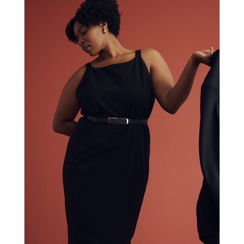 All Day Vendome Shift Dress – Black 4XS_00-0 Black